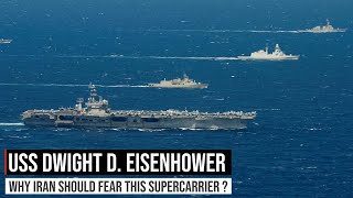 USSDwightDEisenhower Carrier Strike Group sails to deter enemies of Israel [upl. by Auos]