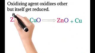 oxidizing and reducing agents in chemistry class 9 chemistry [upl. by Jeffie100]