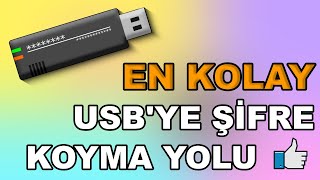 USB Şifrelemenin En Basit Yolu Bu  👈👈  BitLocker To Go ile USB Şifreleme [upl. by Bev]