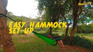 Easy Setup Hammock  Nomad Outdoor Gears PH [upl. by Skoorb34]