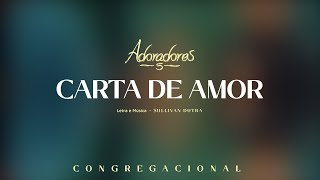 ADORADORES 5  CARTA DE AMOR LETRA [upl. by Annalee]