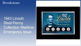 1943 Lincoln Steel Penny Collection Wartime Emergency Issue [upl. by Atiker]