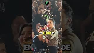 Christian Nodal se equivoca al dedicarle una canción a Ángela Aguilar y sorprende al público 💔 [upl. by Einaffit]