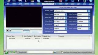 Extra Video Converter can convert video to AVI MPEG Apple iPod Sony PSP 3gp Zune WMV FLV MOV MP3 WMV OGG or WAV  wwwDVDCopyRipcom [upl. by Oakie]