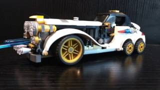 Lego Batman Movie Penguin Arctic Roller  speed build and animation 70911  Gold Puffin [upl. by Zel857]