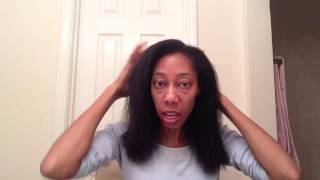 Natural Hair 2 Liquid Lanolin For Natural Hair Tutorial [upl. by Arly]