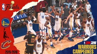 GOLDEN STATE WARRIORS vs CLEVELAND CAVALIERS  NBA FINALS 2016  NBA 2K25 [upl. by Oirretna109]