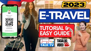 January 2023 ETRAVEL StepbyStep Guide  For Philippine Passport Holders  Online Registration [upl. by Arvy]