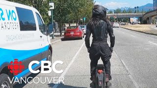 BC unicyclists hit with pricey tickets [upl. by Dew678]