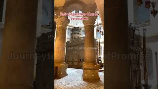 Ancient Golgotha or Calvary Holy Sepulchre Church Jerusalem… israel oldcityjerusalem travel [upl. by Zelikow]