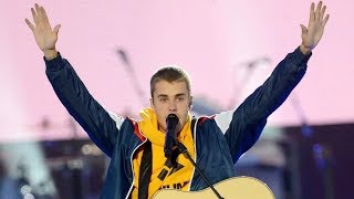 Justin Bieber leads praise and worship at Churchome [upl. by Ariom215]