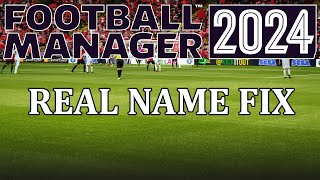 Football Manager 2024  Real name fix and German national team  FM24 licensing fix for PC and Mac [upl. by Nagram]