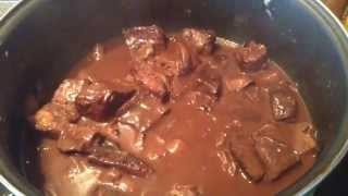 Recette de bourguignon facile [upl. by Ardnasella]