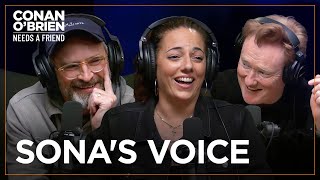 Sona Lost Her Voice  Conan OBrien Needs A Friend [upl. by Malvie]