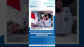 Besaran Honor Paskibraka Nasional 2024 Lengkap Daftar 76 Anggota Pengibar Bendera di IKN Kaltim [upl. by Bocock]