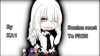 Bonten izana react to FYN as makimaTokyo revengers reactsbonten x YNizana x YN [upl. by Alleoj]