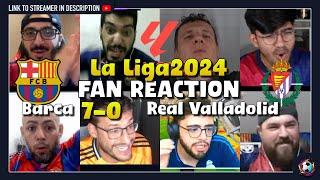 Fans Reaction To Barca 70 Real Valladolid  La Liga 20241208522 release all 20240901 1517 [upl. by Ennahtebazile707]