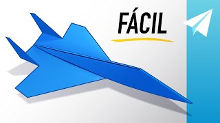 Cómo Hacer un Avión de Papel SU57 FÁCIL que Vuela MUY Bien — Tutorial de Avión de Papel [upl. by Navets]