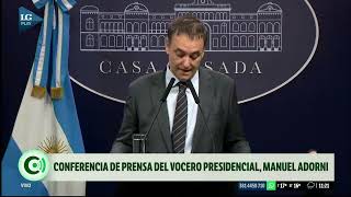 El Gobierno anunció el cierre de un fondo fiduciario en conferencia de prensa [upl. by Kruter]