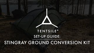 Tentsile Stingray 3Person Tree Tent How to Set Up the Ground Conversion Kit [upl. by Akeit]