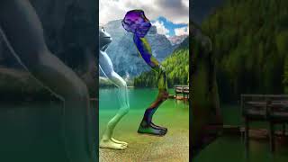 Dame tu cosita green alien dancemusic funny dance comedy calmdown shots viralshorts color [upl. by Santos]