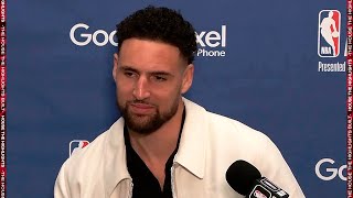 Klay Thompson Talks Game 3 Loss vs Lakers Postgame Interview [upl. by Ashby95]