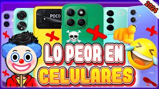 ¡Evita el desastre Los 13 celulares QUE NO DEBES COMPRAR en 2024 ¡Cuidado extremo 👎☠️📵 [upl. by Joeann182]