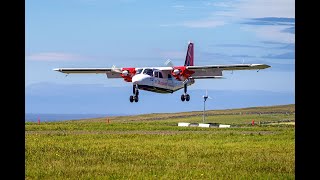 Worlds shortest scheduled flight  Papa Westray to Westray [upl. by Shelley]