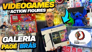 🚨 Vídeos Games Action Figures Colecionáveis na Galeria Pagé [upl. by Glaudia]