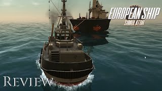 Review European Ship Simulator  How to sink a Tug in 2 easy steps [upl. by Akehs]