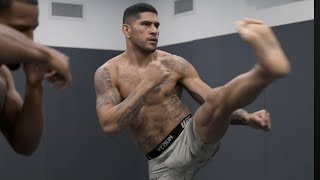 Alex Pereira Brutal 230lbs Training for UFC303 2024 HD [upl. by Afrika]