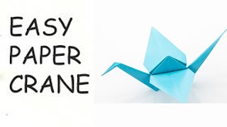 How to Make an Origami Crane  Easy StepbyStep Tutorial for Beginners [upl. by Burnham]