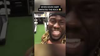 When Kevin Hart imitates The Rock after his workouts [upl. by Ayinat]