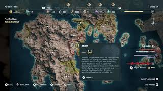 MIDAS CULTIST EYES COSMOS MAP LOCATION ARGOLIS LEGENDARY NOX BOOTS ASSASSINS CREED ODYSSEY [upl. by Tiffy67]