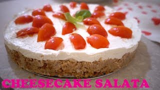 CHEESECAKE Salata ZERO GRASSI  Facile e Veloce  Carlitadolce [upl. by Cailly671]