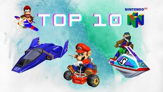 TOP 10 RACING GAMES  NINTENDO 64 [upl. by Cassandry]