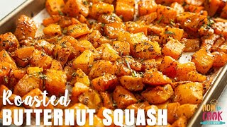 Roasted Butternut Squash Recipe StepbyStep  HowToCookRecipes [upl. by Biondo]