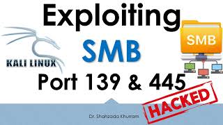 Exploiting SMB 139 and 445  Kali Linux  Metasploitable2  Lab [upl. by Marou]