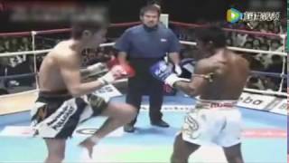 Buakaw pierde por KO vs Japones 在中国无敌的播求，居然被日本人KO [upl. by Viradis234]