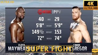 FLOYD MAYWEATHER JR USA vs CONOR MCGREGOR IRELAND SUPER FIGHT [upl. by Enimajneb]