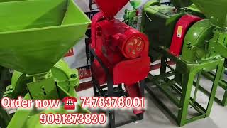 202425 ki new model mini rice mill 6w300 hi capacity power house 300400 kg HR atta chakki [upl. by Soll]