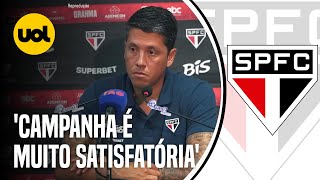 COLETIVA THIAGO CARPINI TÃ‰CNICO VÃŠ CAMPANHA MUITO SATISFATÃ“RIA DO SÃƒO PAULO EM CHAVE COMPLICADA [upl. by Silliw]