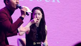 4K 240113 YOONA 윤아  Tasting HK dessert 楊枝甘露 Mango Pomelo Sago  Fan Meeting YOONITE in HONG KONG [upl. by Ahscrop]