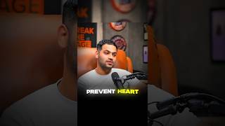 5 things to prevent heart attack 😮  ft raj shamani  podcast shorts trending [upl. by Pomcroy]