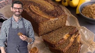 Moist Banana Bread Recipe [upl. by Kehsihba]