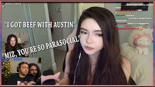 Valkyrae introduce itsKatchii to Mizkif  Valkyrae got beef with Austin  Mizkif is parasocial [upl. by Enyamert]