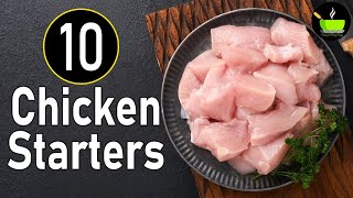 10 Best Chicken Starter Recipes  NonVeg Starter Recipes  Indian Chicken Recipes You Must Try [upl. by Larret550]