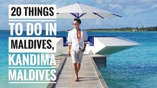 20 Things To Do In Maldives Kandima Maldives [upl. by Anaidiriv]