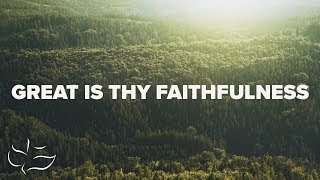 Great Is Thy Faithfulness  Maranatha Music Lyric Video [upl. by Aihsetan630]