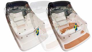 Flexiteek  Bayliner 265 Before and after [upl. by Neil]